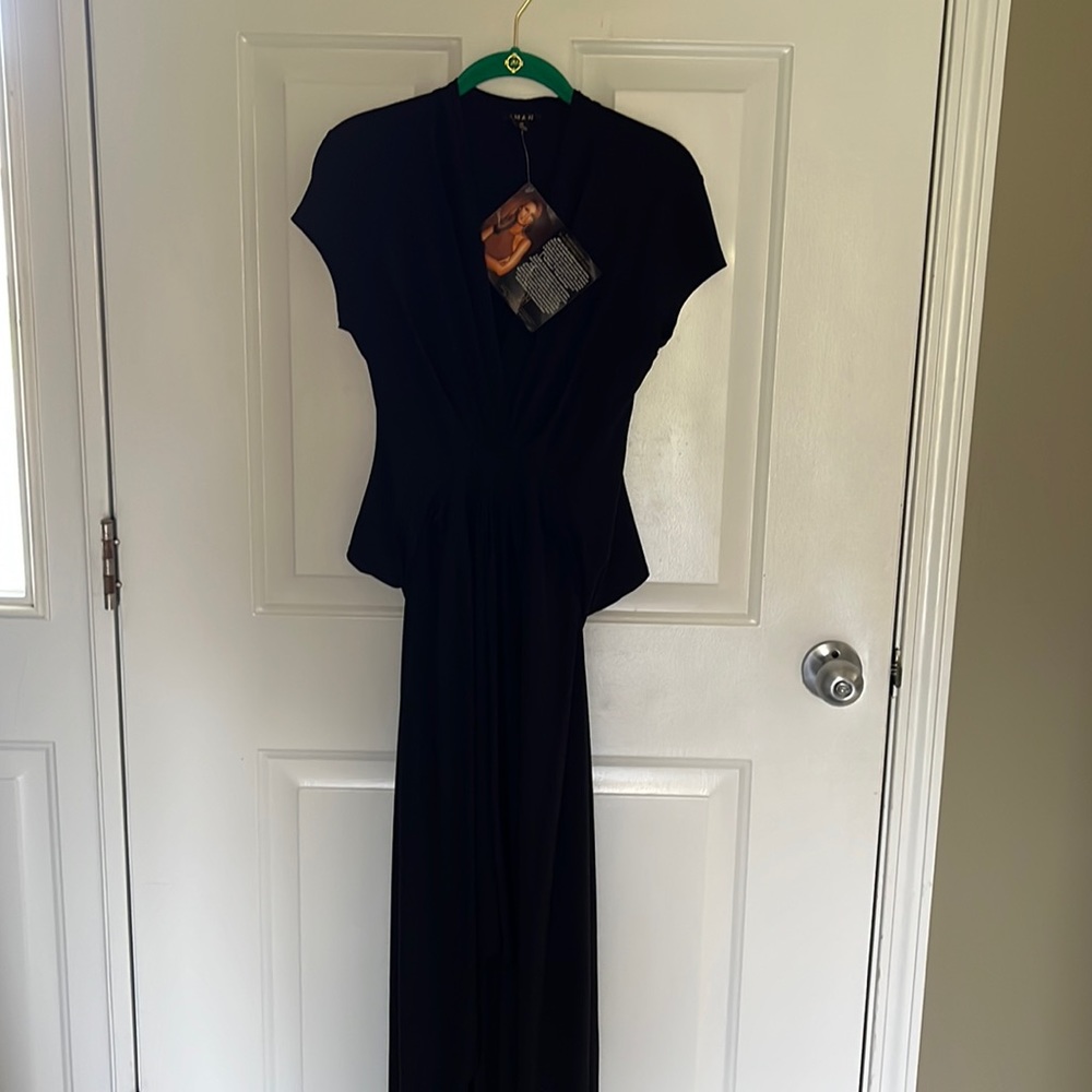 Hi low long short sleeve dress